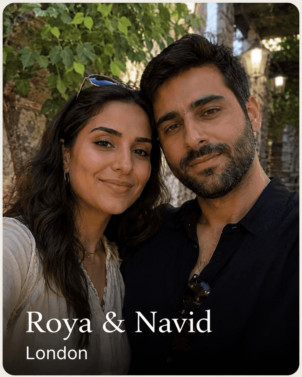 Success story, Persian couple
